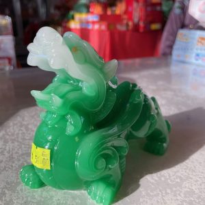 Chinese Feng Shui Green Lion